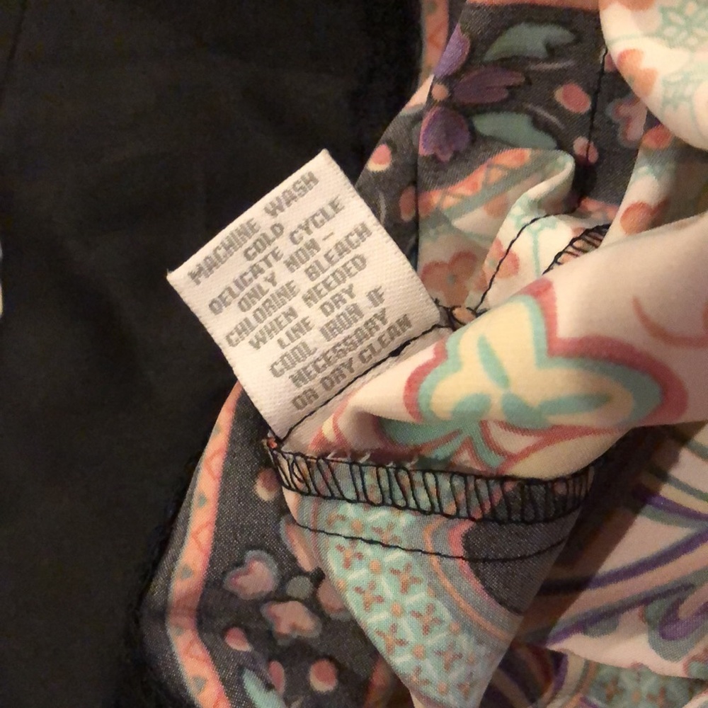 Silky Colorful Sleeveless Dress Sz 10 Dressbarn - Picture 14 of 17